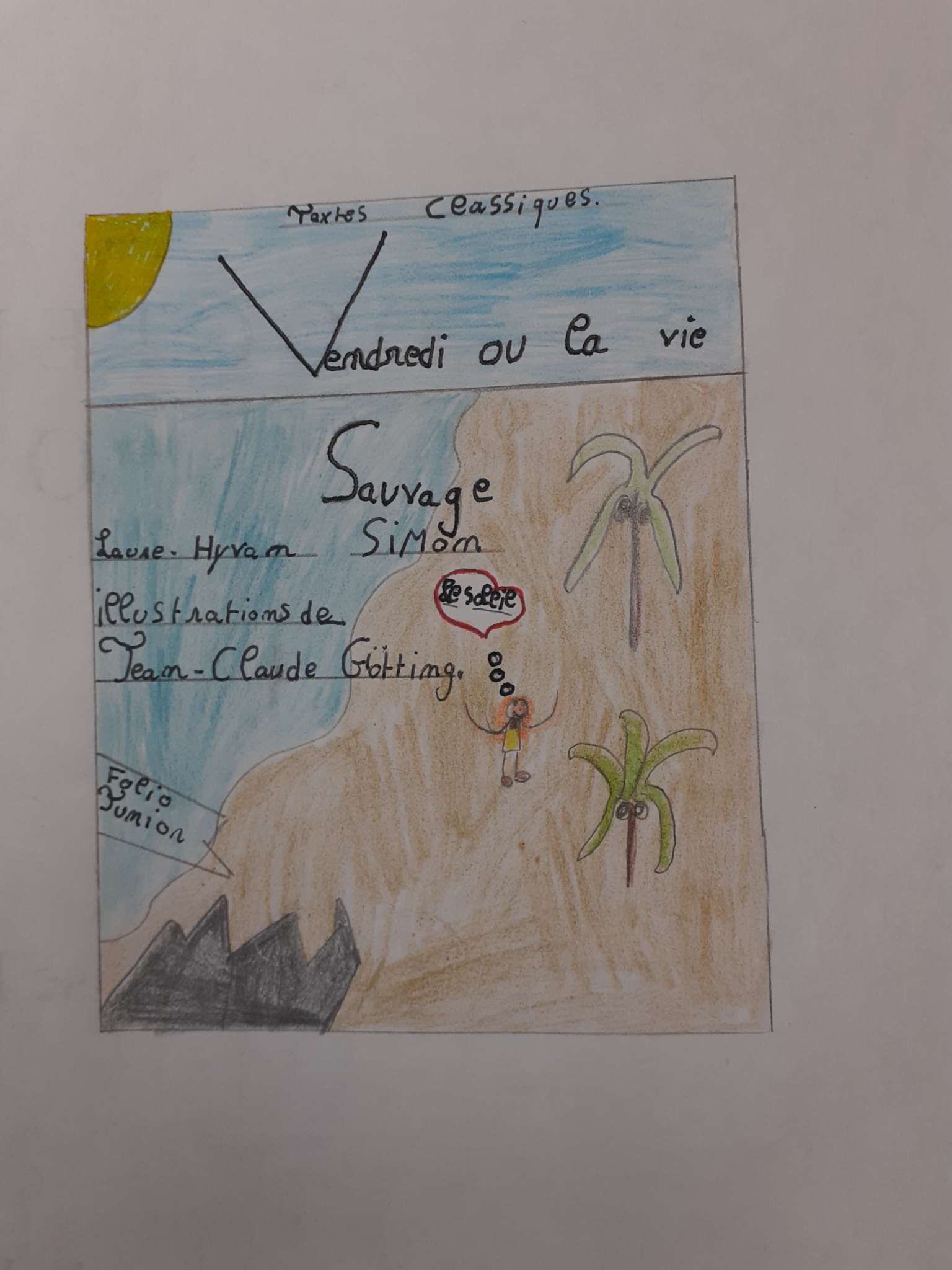 Vendredi Ou La Vie Sauvage Dessin Facile